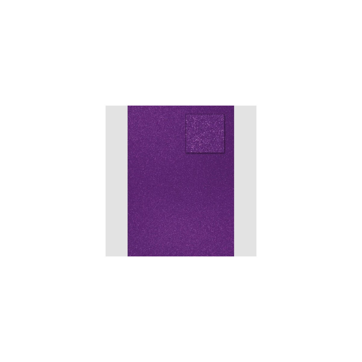 1 Blatt DIN A4 Glitterkarton 200 g/qm dunkelviolett