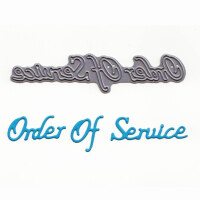 Tattered Lace Mini Dies - Stanzschablone Order Of Service