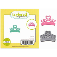 Taylored Expressions Little Bits Crown - Stanzschablone Krone
