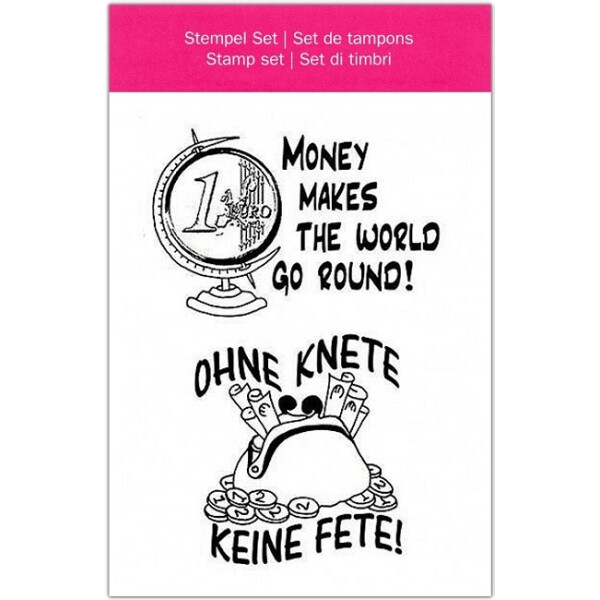 efco Clear Stamp A7 - Money makes the world go round!