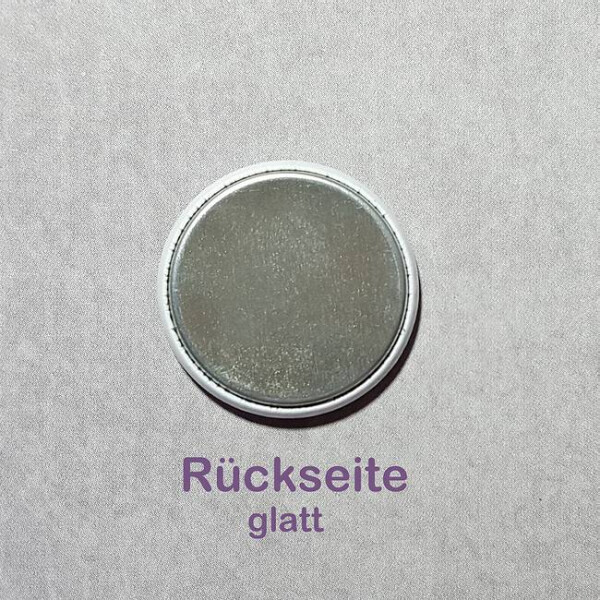 Button 25 mm - Schaf / Rückseite glatt