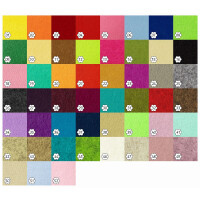 FILZ Untersetzer-Set Rund mit Wellenrand 4-8-12 Stück 11 cm viele Farben