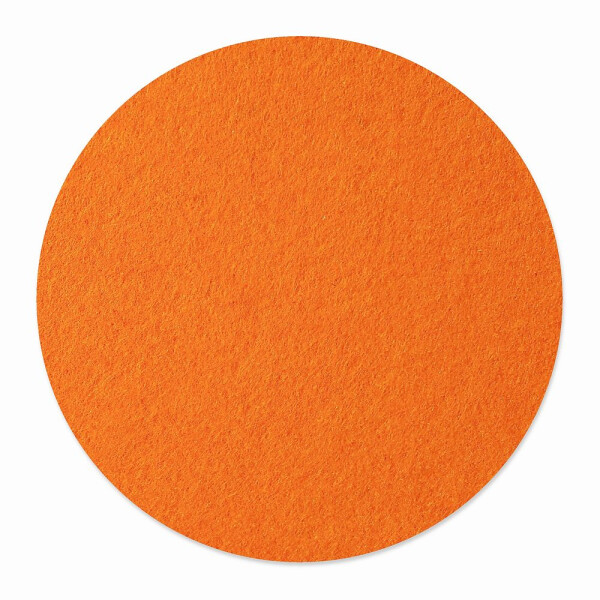 1 x FILZ Untersetzer Rund 11 cm - orange