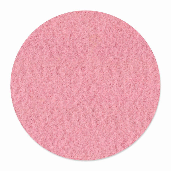 1 x FILZ Untersetzer Rund 11 cm - rosé