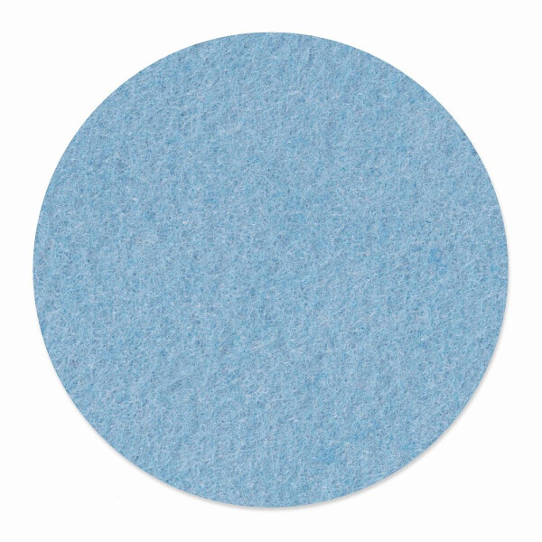 1 x FILZ Untersetzer Rund 15 cm - hellblau