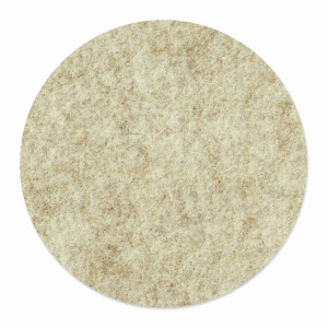 1 x FILZ Untersetzer Rund 15 cm - kamelhaar