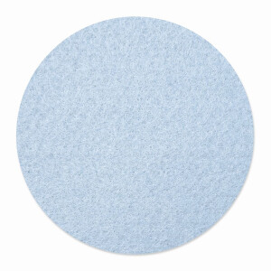 1 x FILZ Untersetzer Rund 15 cm - babyblau