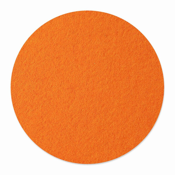 1 x FILZ Untersetzer Rund 20 cm - orange