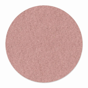 1 x FILZ Untersetzer Rund 20 cm - rosenholz