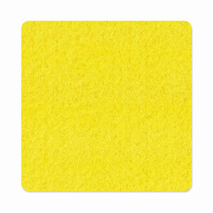 1 x FILZ Untersetzer Eckig 10 cm - gelb