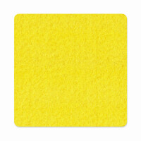 1 x FILZ Untersetzer Eckig 10 cm - gelb