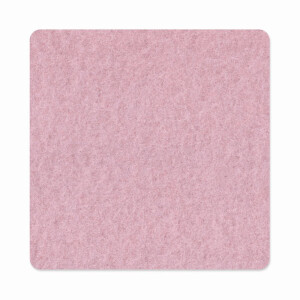 1 x FILZ Untersetzer Eckig 10 cm - pastell-flieder