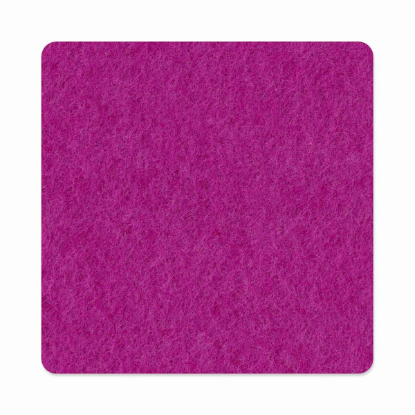 1 x FILZ Untersetzer Eckig 15 cm - violett