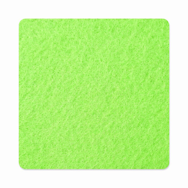 1 x FILZ Untersetzer Eckig 15 cm - pastell-grün