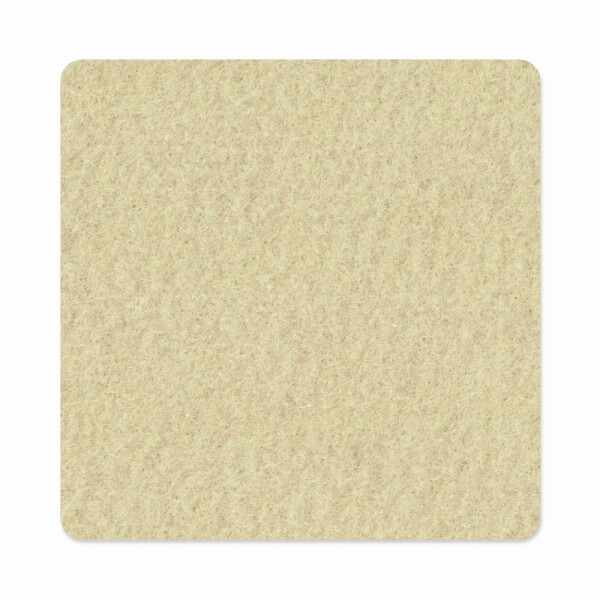 1 x FILZ Untersetzer Eckig 15 cm - toffee