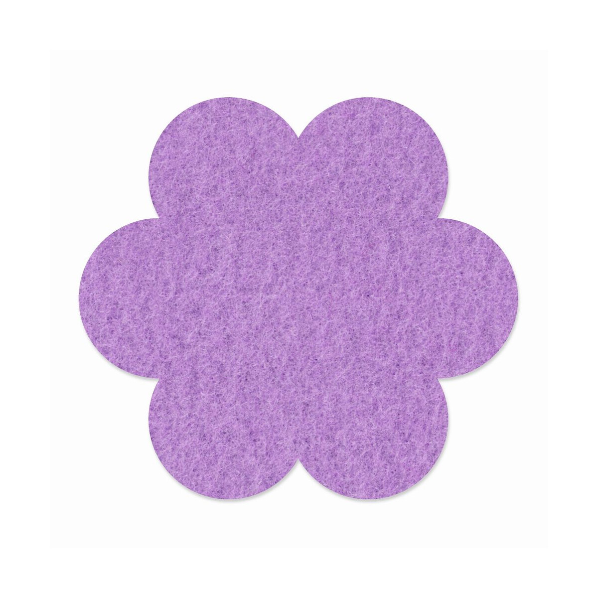1 x FILZ Untersetzer Blume 15 cm - lavendel