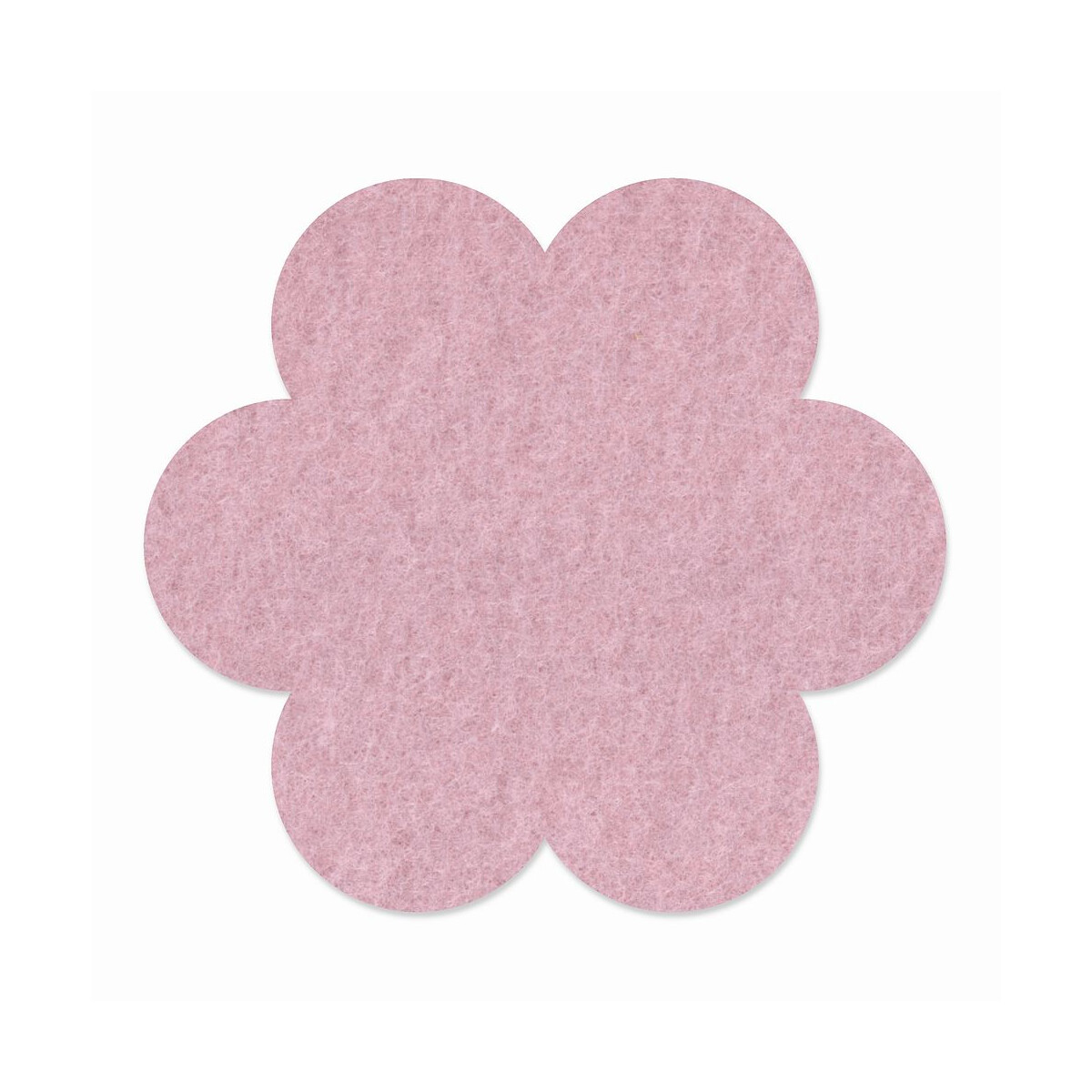 1 x FILZ Untersetzer Blume 15 cm - pastell-flieder