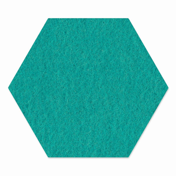 1 x FILZ Untersetzer Wabe, Hexagon 11 cm - lago