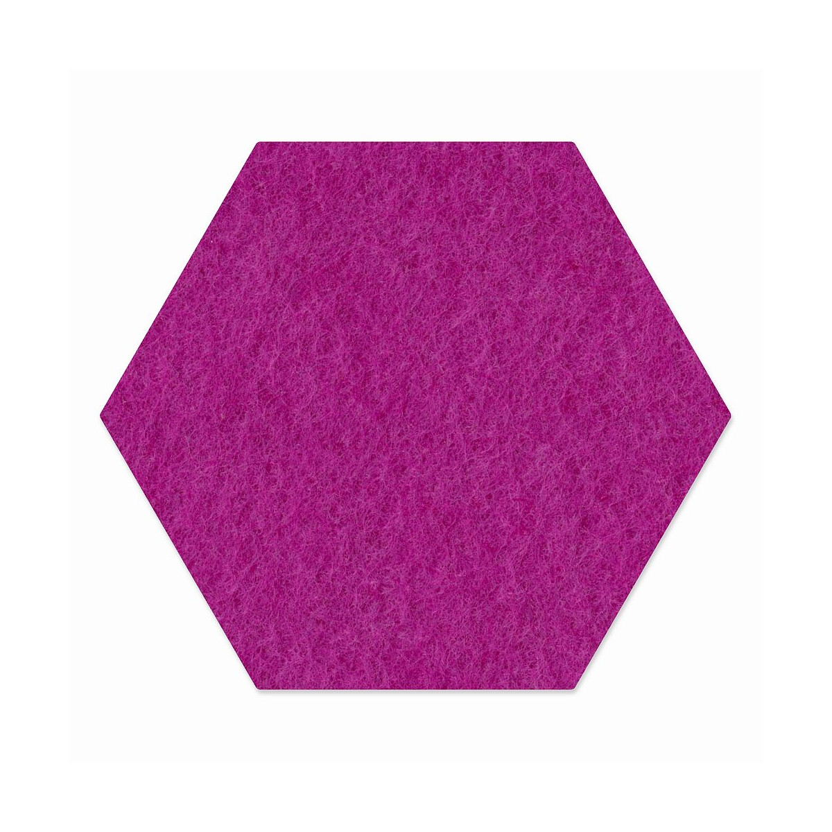 1 x FILZ Untersetzer Wabe, Hexagon 15 cm - violett