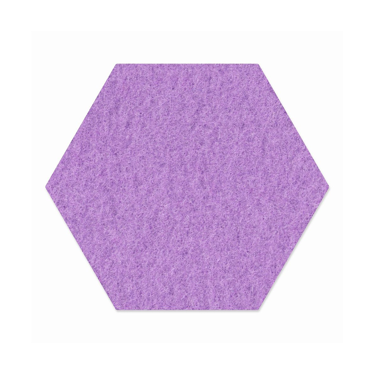 1 x FILZ Untersetzer Wabe, Hexagon 15 cm - lavendel