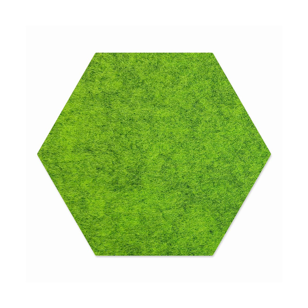 1 x FILZ Untersetzer Wabe, Hexagon 15 cm - apfelgrün...