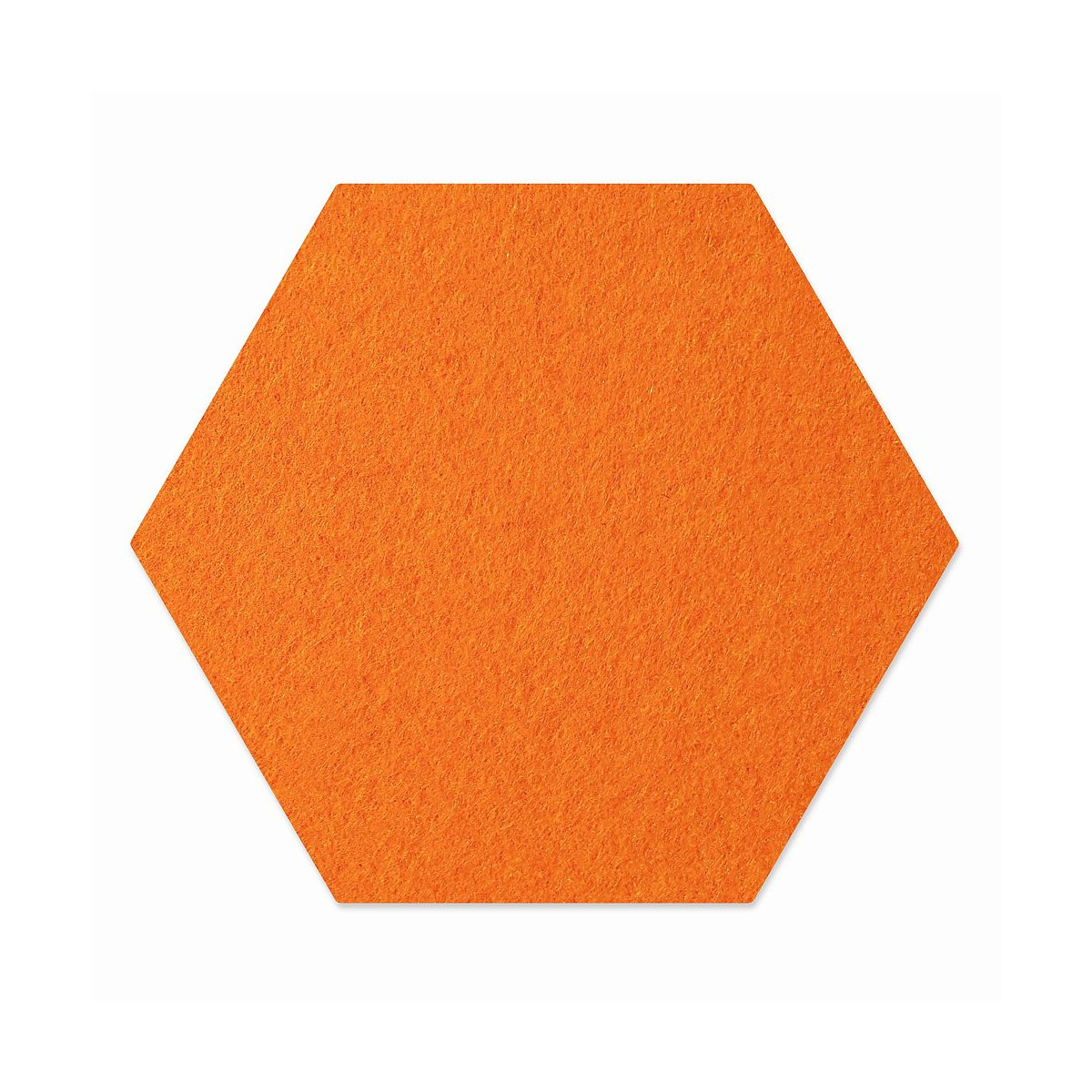 1 x FILZ Untersetzer Wabe, Hexagon 21 cm - orange