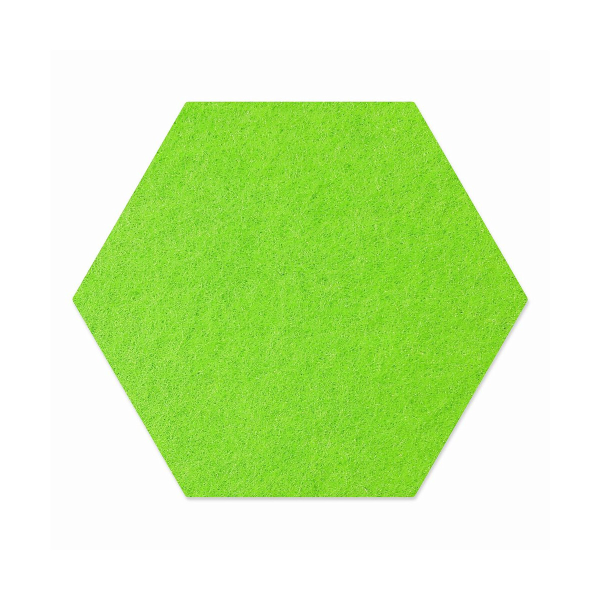 1 x FILZ Untersetzer Wabe, Hexagon 21 cm - apfelgrün