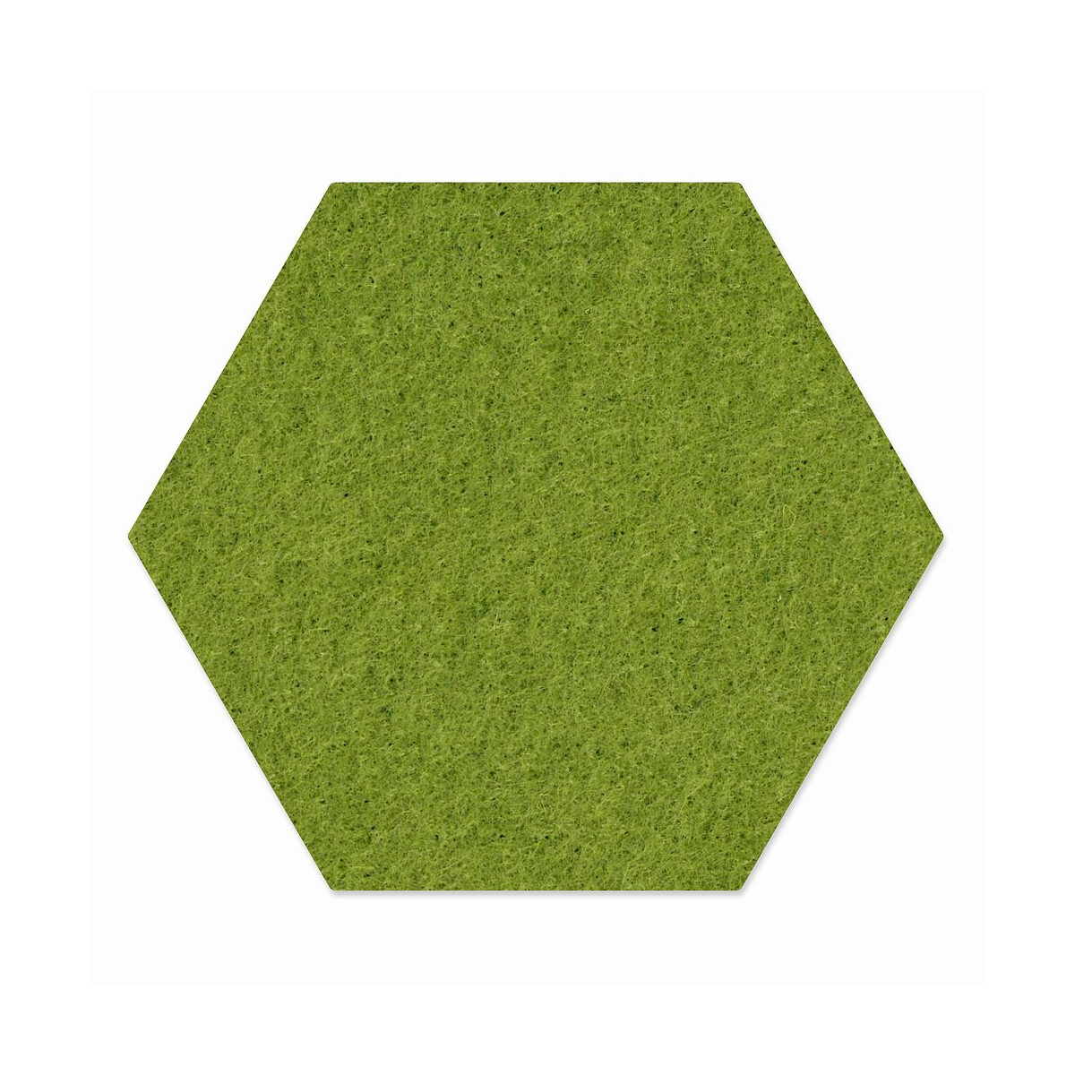 1 x FILZ Untersetzer Wabe, Hexagon 21 cm - olive