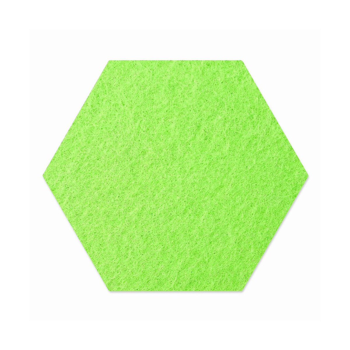 1 x FILZ Untersetzer Wabe, Hexagon 21 cm - pastell-grün