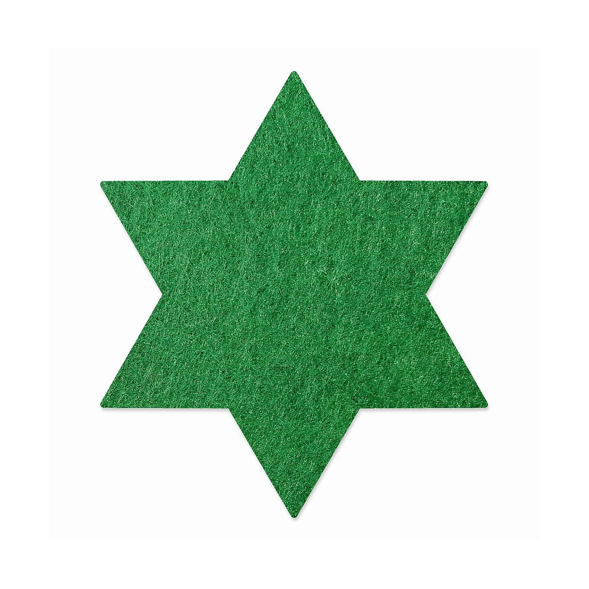 1 x FILZ Untersetzer Stern 11 cm - tannengrün