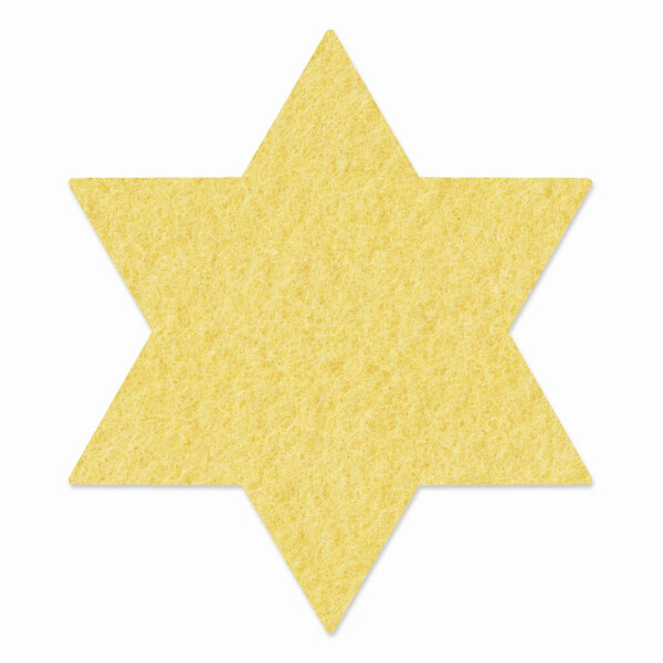 1 x FILZ Untersetzer Stern 11 cm - sand