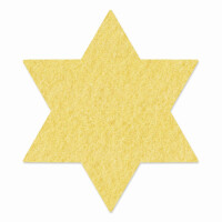 1 x FILZ Untersetzer Stern 11 cm - sand