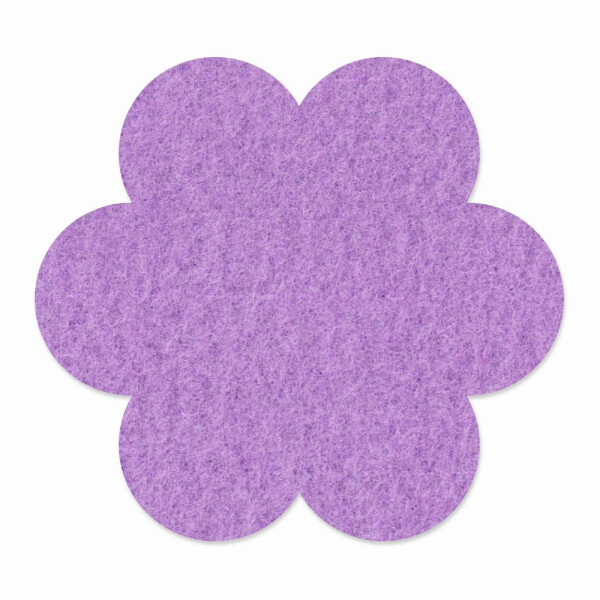 FILZ Untersetzer-Set Blume 4 Stück - lavendel