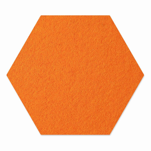 FILZ Untersetzer-Set Hexagon 4 Stück - orange