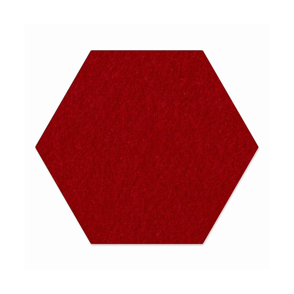 FILZ Untersetzer-Set Hexagon 4 Stück - bordeaux