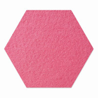 FILZ Untersetzer-Set Hexagon 4 Stück - pink