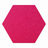 FILZ Untersetzer-Set Hexagon 4 Stück - cyclam