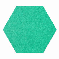 FILZ Untersetzer-Set Hexagon 4 Stück - türkis