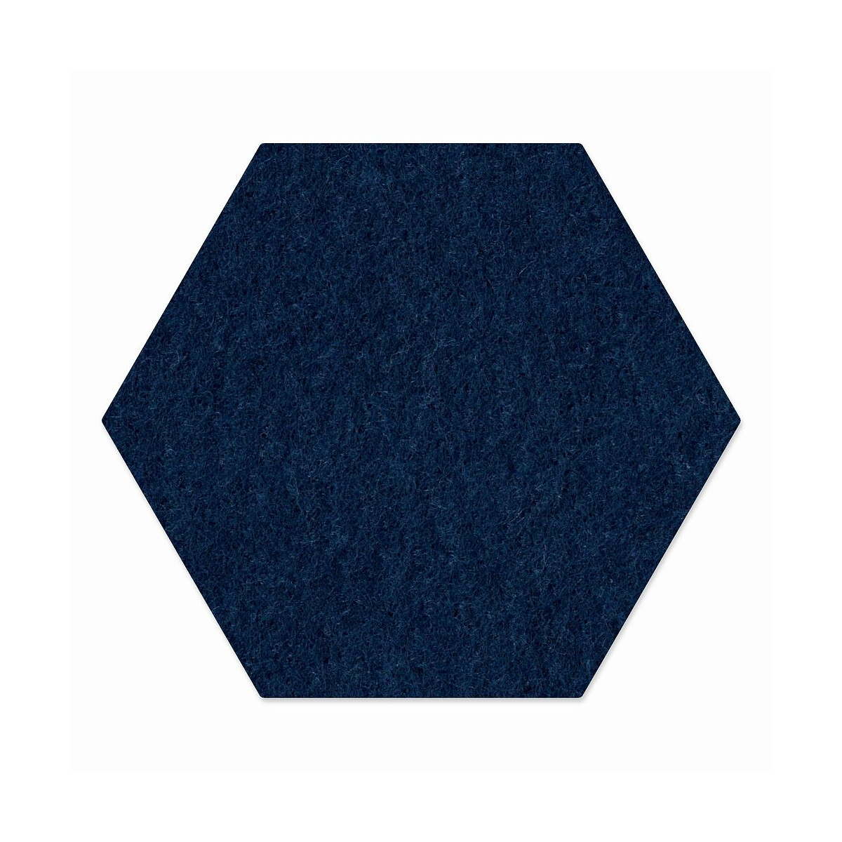 FILZ Untersetzer-Set Hexagon 4 Stück - nachtblau