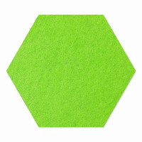 FILZ Untersetzer-Set Hexagon 8 Stück - apfelgrün