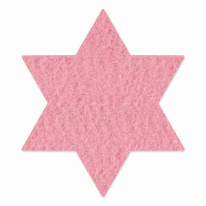 FILZ Untersetzer-Set Stern 8 Stück - rosé