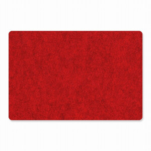 FILZ Untersetzer Rechteckig 45 x 30 cm - rot meliert
