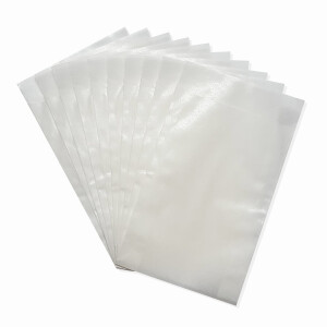 Papier Flachbeutel Tüten Pergamin weiß - 63 x 93 mm - 40 g/qm