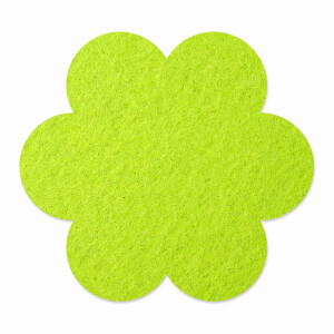 1 x FILZ Untersetzer Blume 25 cm - pistazie