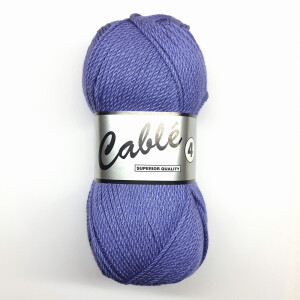 AKTION Lammy Cablé Wolle Polyacrylgarn 100 g Lavendel