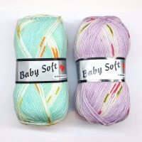 AKTION Lammy Baby-Soft multicolor Polyacrylgarn 50 g