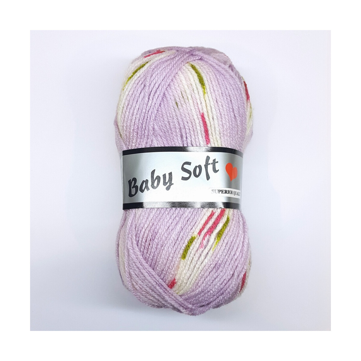 AKTION Lammy Baby-Soft multicolor Polyacrylgarn 50 g flieder