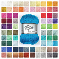 Lammy Yarns Rio uni Baumwollgarn 50 g