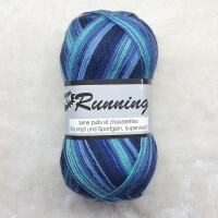 Lammy Sockenwolle Strumpfgarn New Running 100 g Blautöne