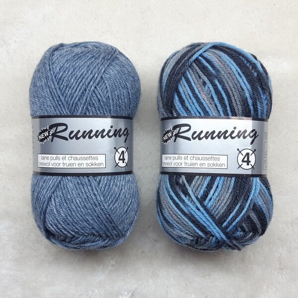 Lammy Sockenwolle Strumpfgarn New Running 4, 50 g